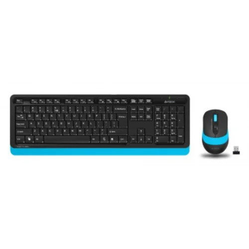 Клавиатура + мышь A4Tech Fstyler FG1010 клав:черный/синий мышь:черный/синий USB беспроводная Multimedia (FG1010 BLUE) Клавиатура + мышь A4Tech Fstyler FG1010 клав:черный/синий мышь:черный/синий USB беспроводная Multimedia (FG1010 BLUE)